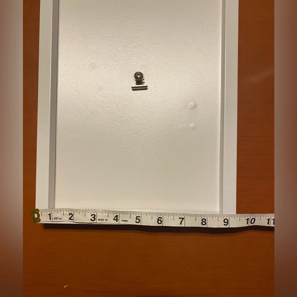 Photo Frame with 3 Hanging Clips NWOT Hanging Shelf